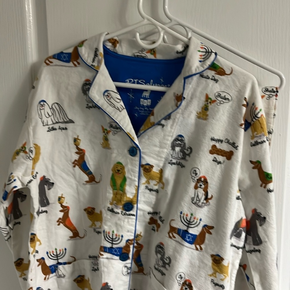 NWT PJ Salvage White Women’s Hanukkah Pajamas *Price Firm*